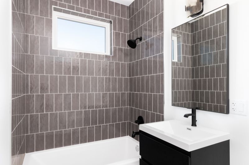 Textured Tile Accent Wall